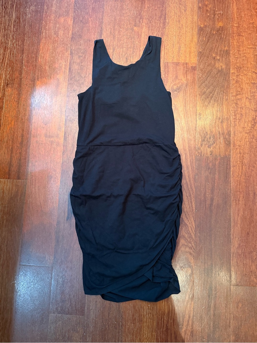 Athleta Black Sleeveless Mini Dress